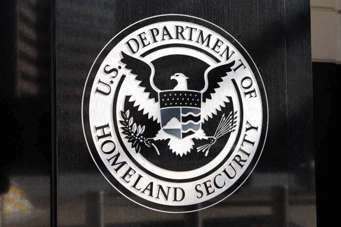 253261450 featured image U.S. Department of Homeland Security emblem on wall.