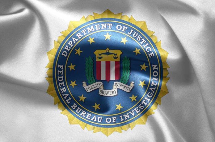FBI seal on a textured background
