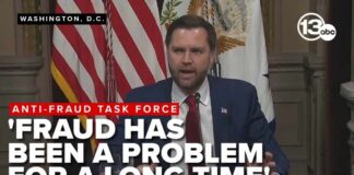 FULL: JD Vance launches anti-fraud task force targeting
