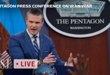 Watch Live: Hegseth and Caine Hold Press Briefing on Iran