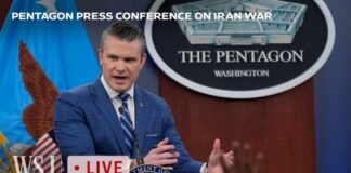 Watch Live: Hegseth and Caine Hold Press Briefing on Iran