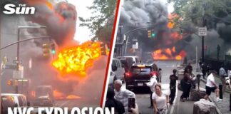 Watch: Huge explosion in New York as vehicle bursts into fireball