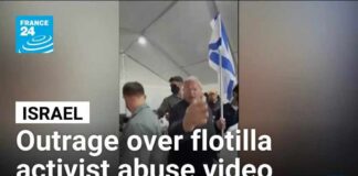 Israeli minister Ben-Gvir's video of Gaza flotilla activists sparks outcry • FRANCE 24 English