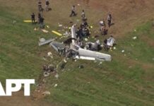 Aerial Footage Shows Devastating Missouri Plane Crash Site Where 12 People Were Killed | APT