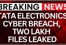 Data Heist Claim Explodes—Tata Stays Mum Tata Electronics Cyber Breach: 2 Lakh Files Leaked, Apple & Tesla Data Under Lens | Latest News