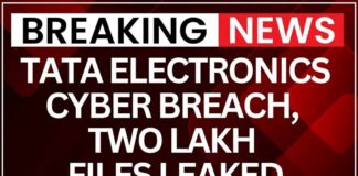 Tata Electronics Cyber Breach: 2 Lakh Files Leaked, Apple & Tesla Data Under Lens | Latest News