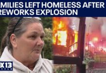 Cigarette Spark Rumored—Homes Leveled Families left without a home after Whidbey Island fireworks explosion | FOX 13 Seattle