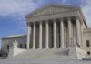 Supreme Court building with grand columns and steps
