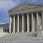 Supreme Court building with grand columns and steps