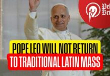 Rome Draws Line: Hands Off The Liturgy BREAKING: Pope Leo Will NOT Restore the Latin Mass