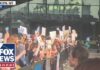 Trans activists ERUPT in protest outside WNBA game