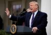 Marine One Near-Miss: Warnings Ignored person speaking at a podium outdoors