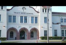 Tracy High football coach arrested after phone found recording students in locker room