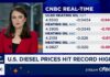U.S. diesel prices hit record high