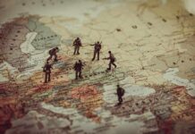 This Border Could Become A Nightmare For Armor Toy soldiers on a map of Eastern Europe