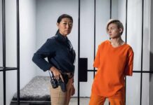 Execution Fails After Two Lethal Doses Police officer stands beside inmate in orange uniform inside a jail cell